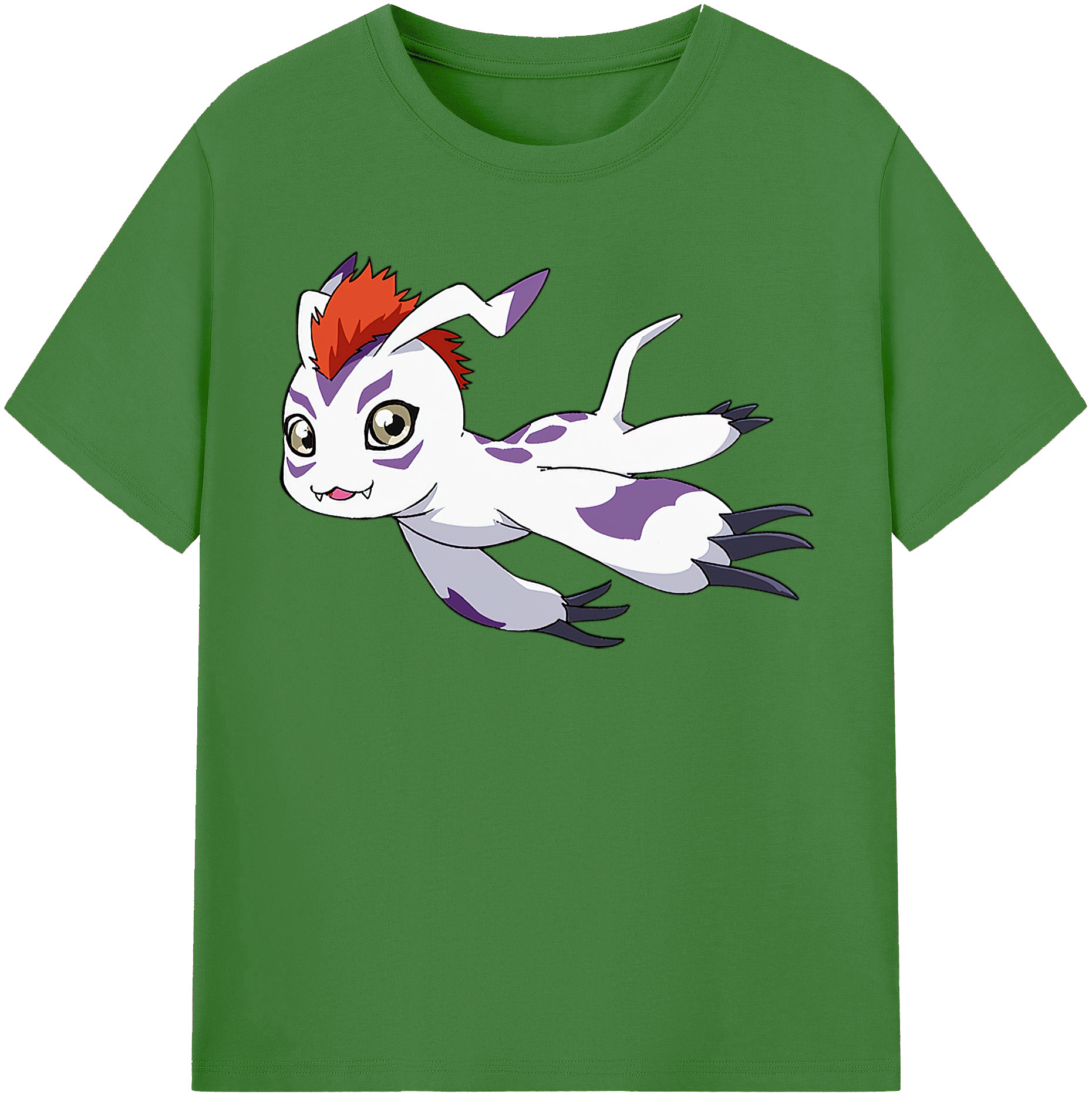 （画像用） Digimon デジタルモンスター/デジモン レディースカジュアルプリントTシャツ（綿100％）